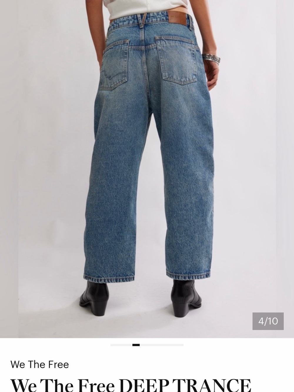 We The Free Deep Trance Boyfriend Jeans size 31 (Listing price is for both) - Picture 4 of 16